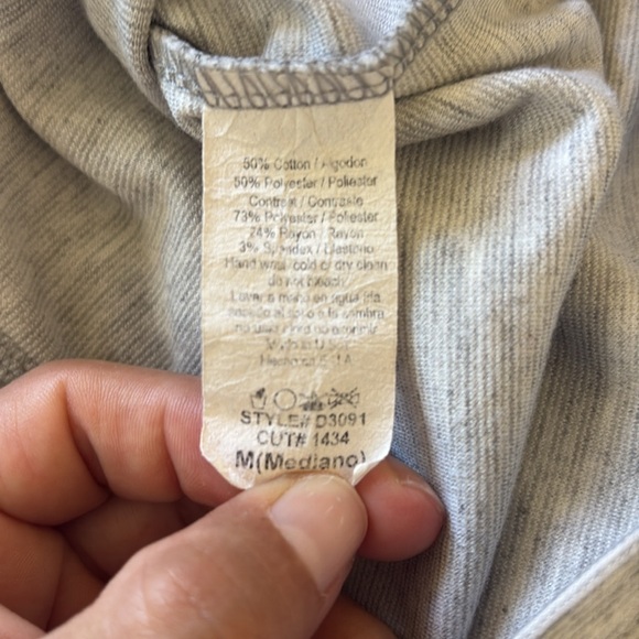 Pretty Gray & Black Cutout Floral Dress Size Medium with Button Embellishment - Picture 4 of 5